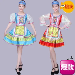 New Russian costumes European Palace Adult Maid Dress Princess Dress Drama Ethnic Dance Dance Costume New Russian costumes European Palace Adult Maid Dress Princess Dress Drama Ethnic Dance Dance Costume