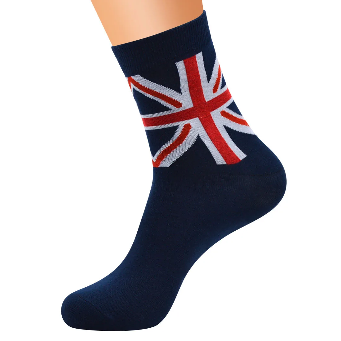Для мужчин Бизнес Повседневное высокое качество носки Национальный флаг серии Для мужчин Ins Гольфы хлопковые звезда полосой платье мужской подарок - Цвет: 4