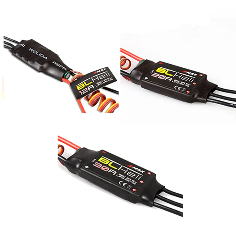 1 шт. серия BLHeli 12A 20A 30A BEC электронный контроллер скорости для квадрокоптера