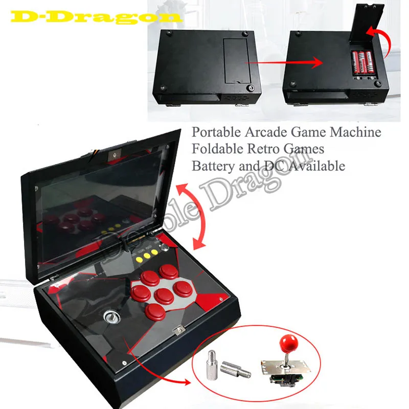 10 Inch Box 6s Arcade Joystick Machine Video Game Console Bartop