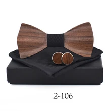 Деловой деревянный галстук-бабочка карман квадратный набор сплошной цвет деревянная бабочка платок набор для мужчин Модный свадебный карман квадратный галстук