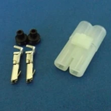 Longyue 2 комплект 2 Pin DC-090 CDI Соединитель с терминалами уплотнения