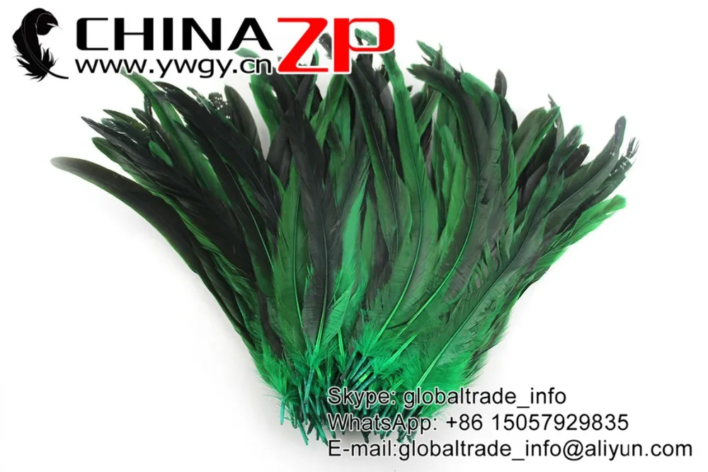 Rooster Tail Feathers Part Dyed -Kelly Green (7)