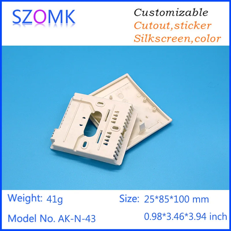 

1 piece szomk new abs plastic housing for electronics enclosure temperature and humidity sensor plastic box, 25*85*100mm
