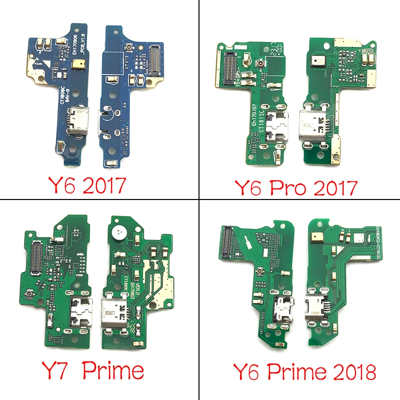 Usb порт для зарядки Micro Dock разъем гибкий для huawei Y3-2 3g 4G Y6 Y7 Prime Y9 P Smart с микрофонной платой