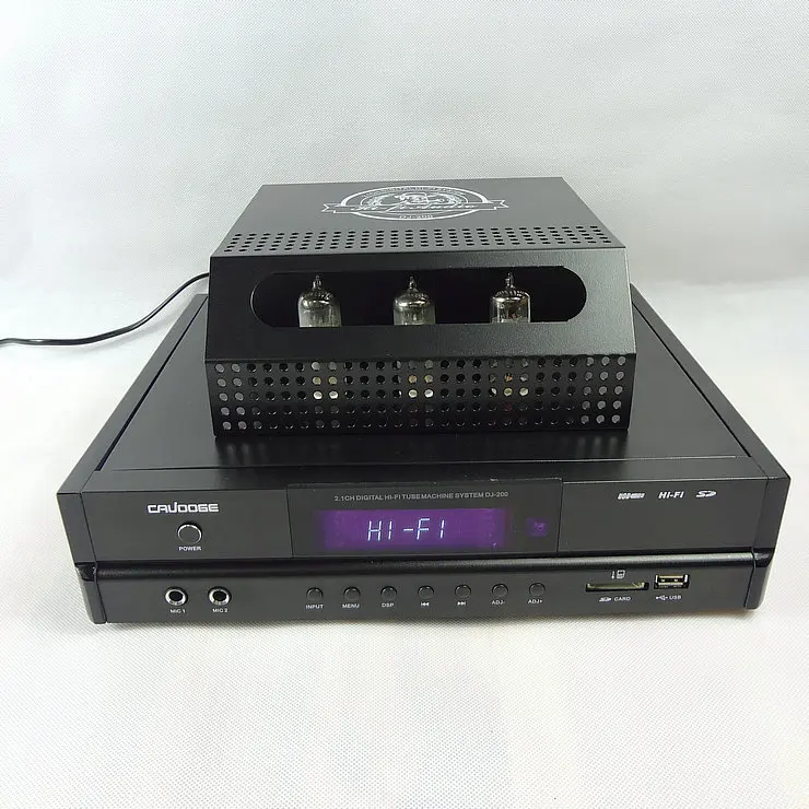 DJ-200 100 Вт * 2 + 150 Вт 2,1 канал караоке OK Fever беспроводной Bluetooth трубка HIFI усилитель домашнего звука