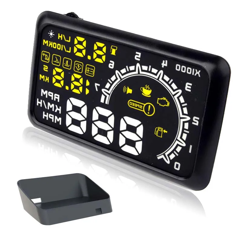 imágenes para 5.5 "pantalla Puerto OBD2 Auto Car HUD Head Up Display KM/h MPH Sobrevelocidad Advertencia Parabrisas Proyector Sistema de Alarma + soporte imágenes para 5.5 "pantalla Puerto OBD2 Auto Car HUD Head Up Display KM/h MPH Sobrevelocidad Advertencia Parabrisas Proyector Sistema de Alarma + soporte
