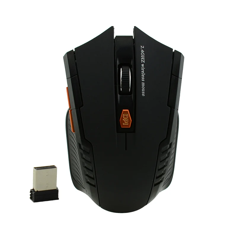 Ratón óptico inalámbrico 2.4G Bts, accesorio con 6 botones, receptor de USB, 1600DPI, 10M, para ordenador portátil y videojuegos - Imagen 4