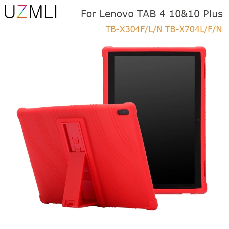 Мягкий чехол для Lenovo TAB 4 10 ТБ-X304F TB-X304N TB-X304L силиконовый чехол-подставка Tab Plus TB-X704L