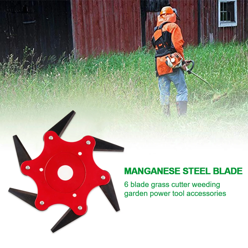 6 blade brush cutter