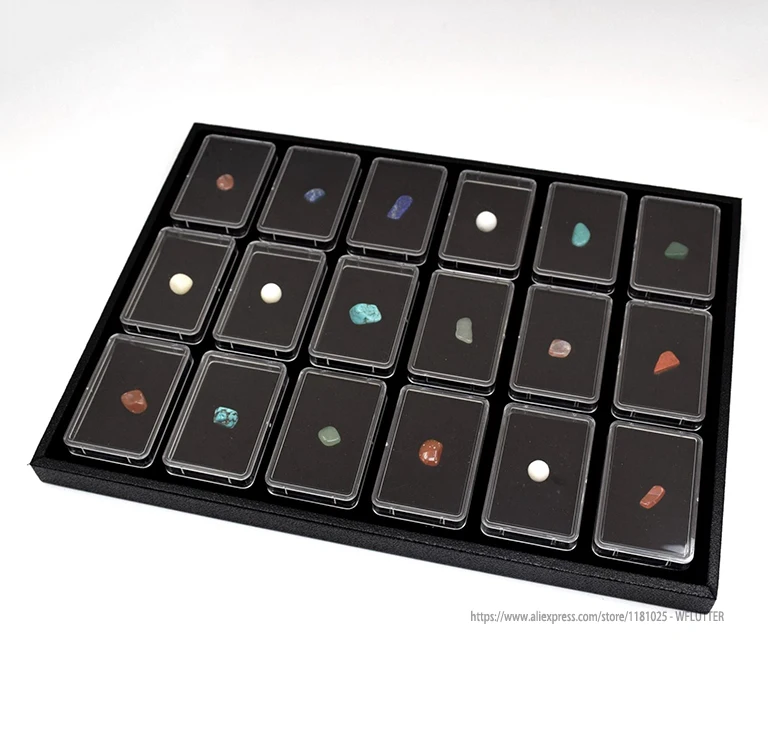 High Quality Gem Display Tray Gemstone Box Pendant Holder Jewelry