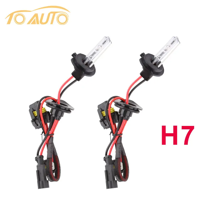 2pcs H7 HID Xenon bulb White Car 6000K 35W h7 xenon Headlights Head