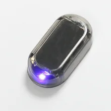 Kebedemm Автомобильная сигнализация СВЕТОДИОДНЫЙ светильник система безопасности Предупреждение кражи Вспышка мигающая поддельная Солнечная Автомобильная сигнализация СВЕТОДИОДНЫЙ светильник Противоугонный светодиодный светильник