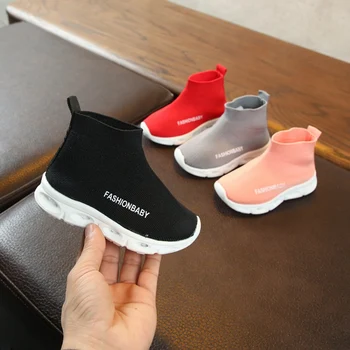 

Children LED Light Girl Casual Shoe Kids Girl Socks Shoes Soft Bottom Non-slip Shoes Rubber Flat with Shoes