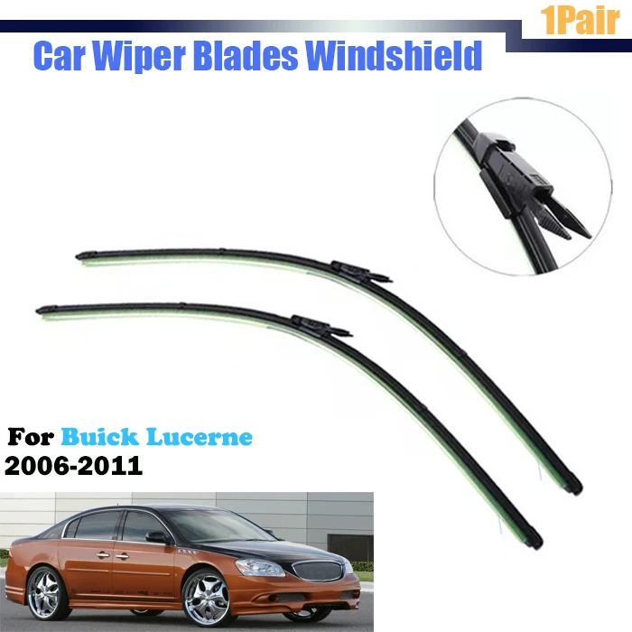 Automotive Window Wiper Blades For Buick Lucerne 2006 2011 Car Soft Rubber Wiper Blade