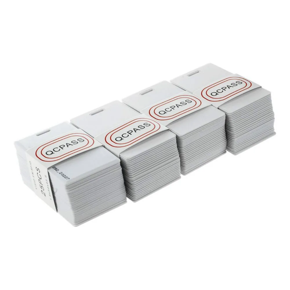 

100 Pieces RFID 125KHz Card Proximity Cards TK4100/EM4100 Thick Cardboard Transponder ID Card 1.9 mm