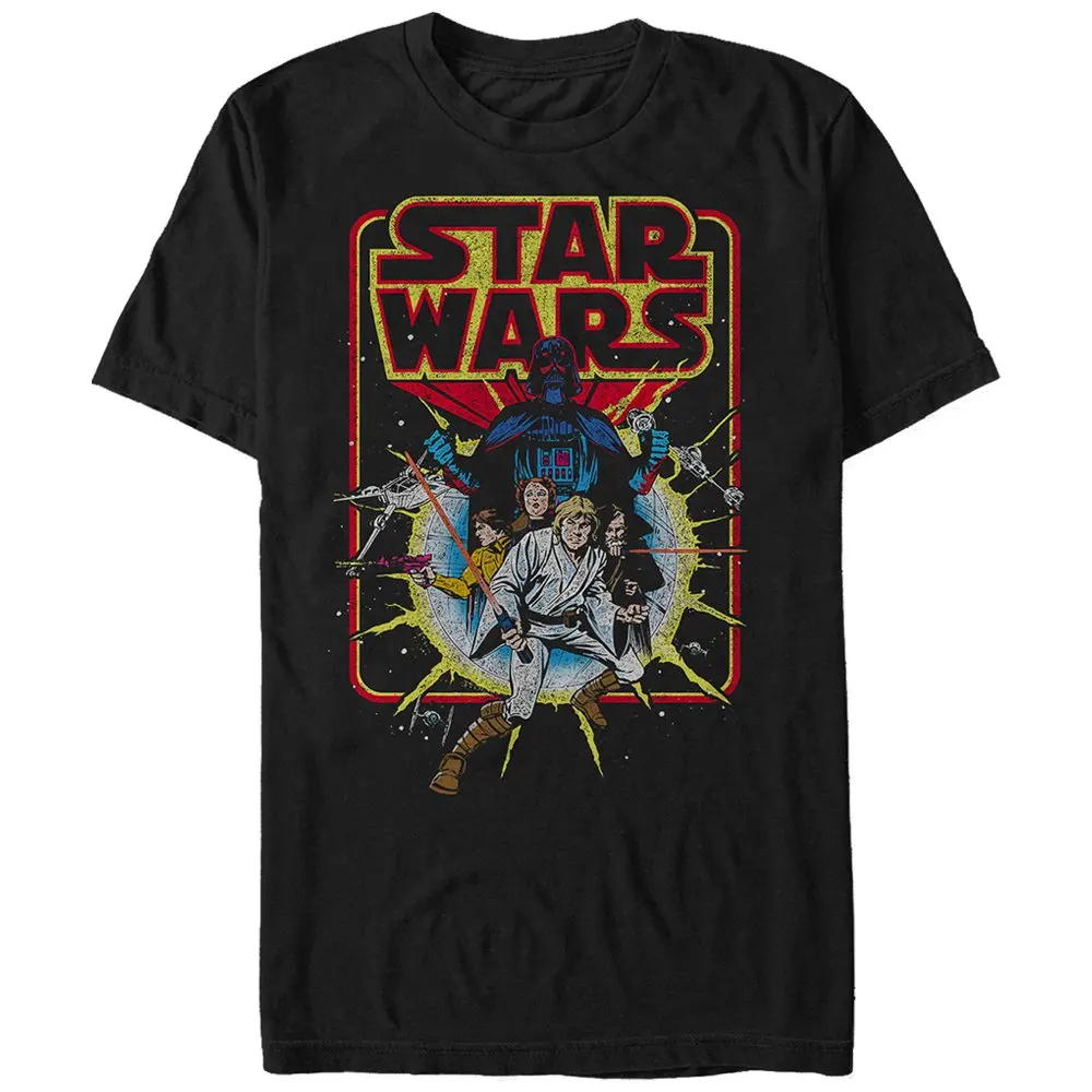 

Funny t shirt men novelty women tshirt Men's Old School Comic Graphic T-Shirt