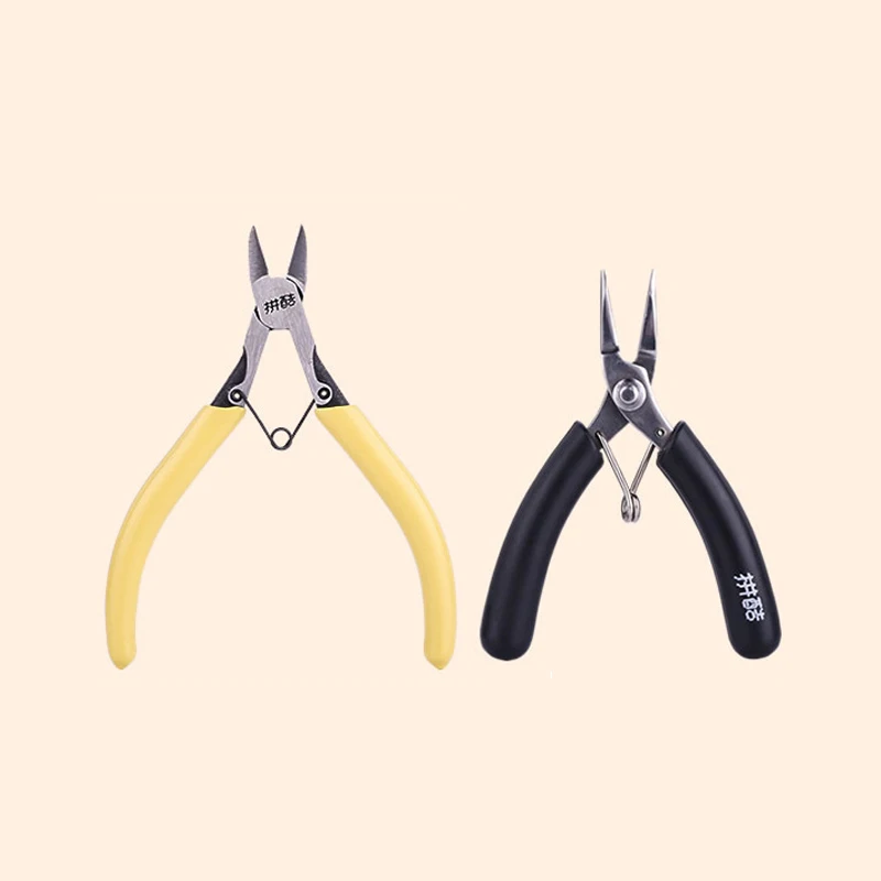 

Piececool 2pcs Set professional 3d Metal Jigsaw Puzzle Straight Cutters Pliers Tool For Children/Adult with T-SKQ01,T-JZQ01