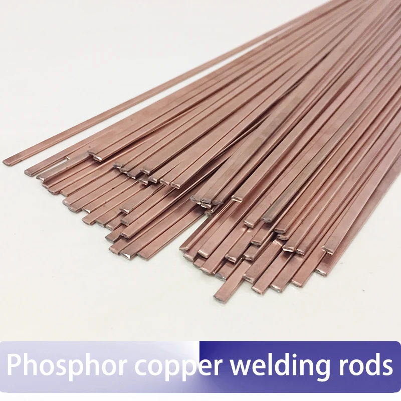 10pcs flat phosphor copper welding rods 1.2*3.2*500mmin Welding Rods