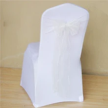 Бренд органза пояс чехол для стула бант широкий пояс для более полного лука