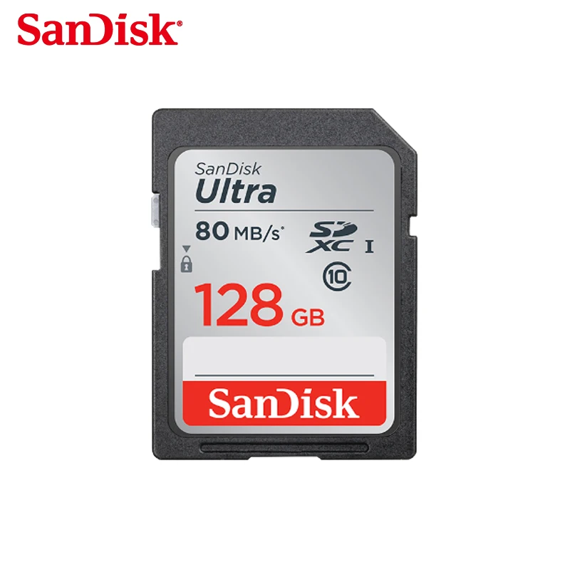 Высокая скорость Sandisk SD card Class10 16 ГБ 32 ГБ 64 ГБ 128 ГБ 80 МБ/с. TF карта карты памяти flash реальная емкость стик для камеры