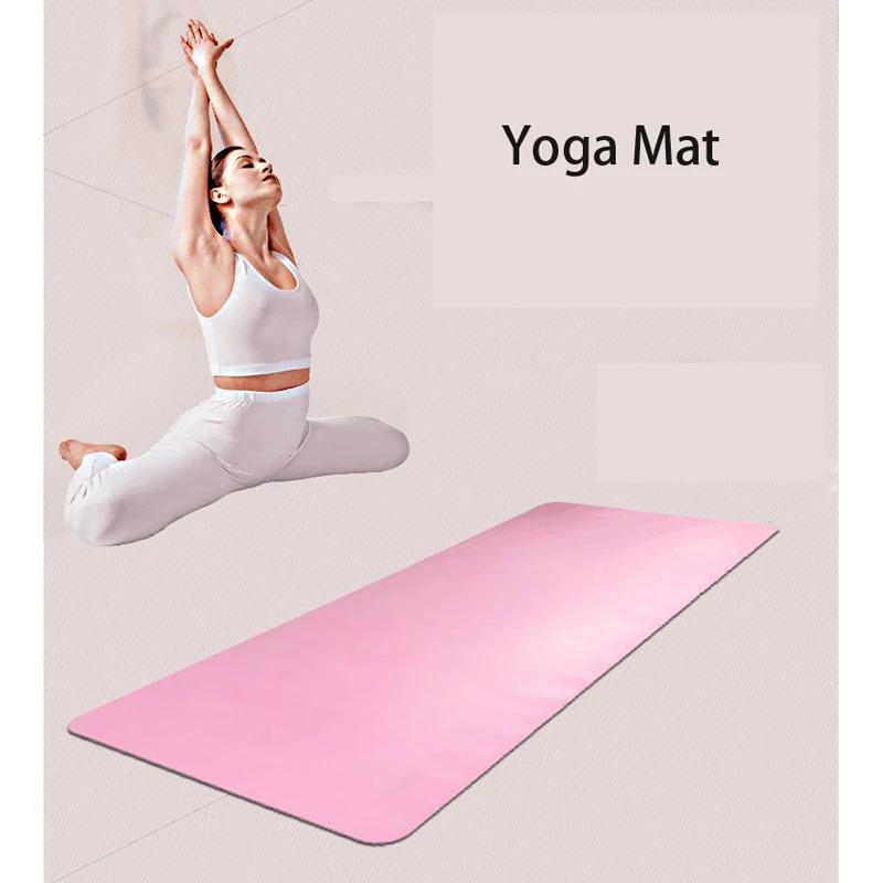 

Extra Thick 183cmX63cm High Quality Yoga Mats Natural rubber PU For Fitness Tasteless Gym Exercise Pads with Bandages