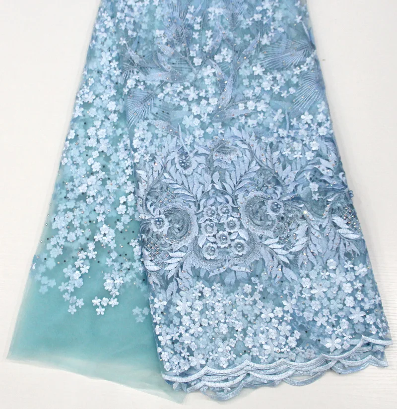 

Thread African Tulle Lace fabric For Party Dress 2018 New arrival African Net Mesh Lace Fabric Wholesale Price