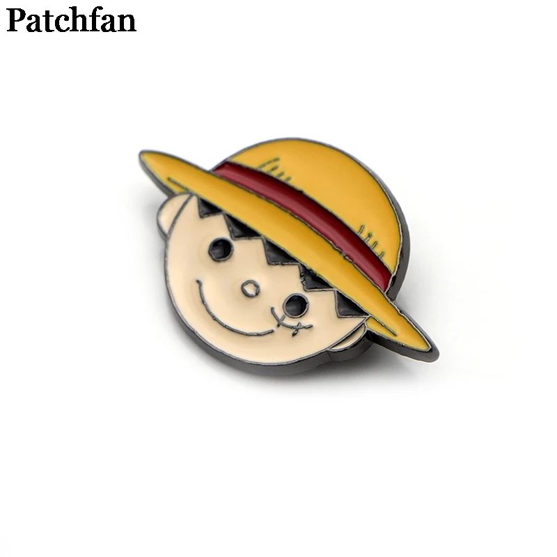 Patchfan один кусок Мультфильм цинк шпильки para рюкзак одежда медаль для сумки рубашка шляпа Значки броши для мужчин и женщин A2166