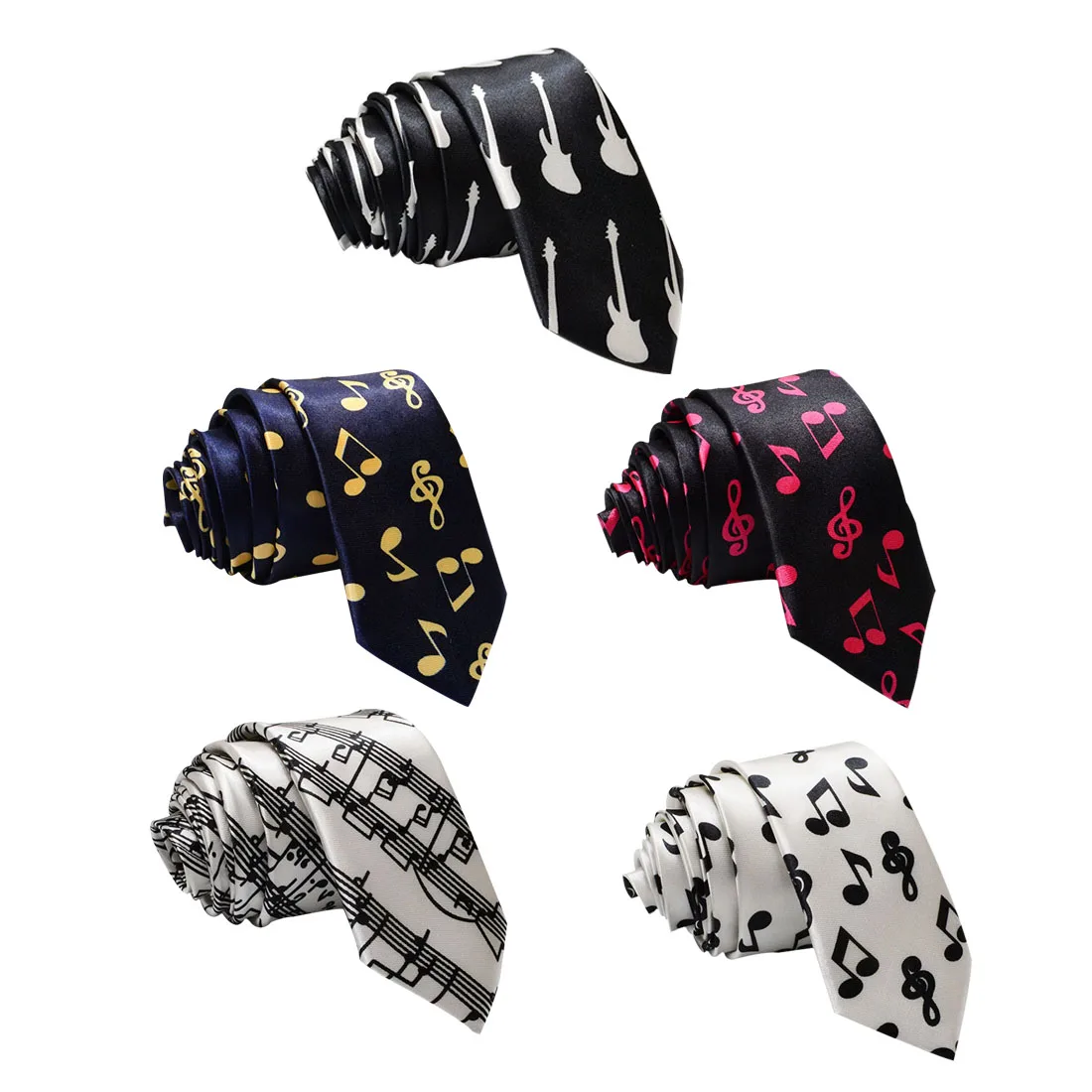 

New 5cm Music Note Ties Musical Tie Music Notes Music Score Sound Spectrum Ties