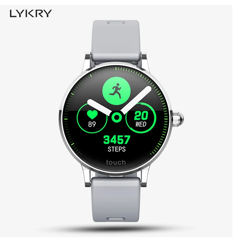 

LYKRY Smart Bracelet Women Watch With Physiological Monitor Fitness Tracker Color Screen Female Smart Wristband For android ios