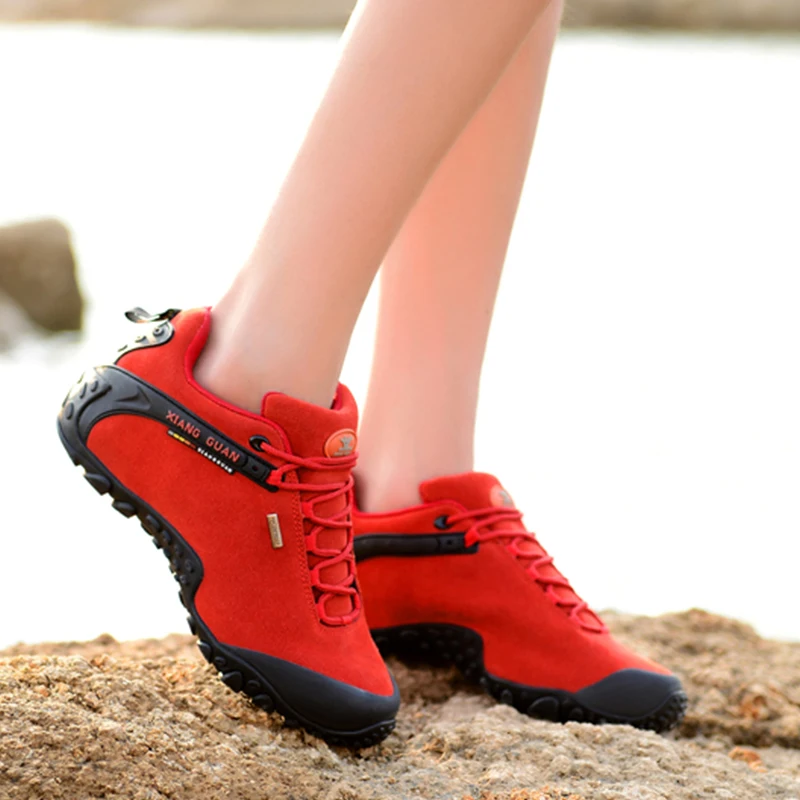 XIANGGUAN, треккинговые ботинки, уличные водонепроницаемые треккинговые ботинки для женщин, прогулочные спортивные женские зимние кроссовки, размер 36-39