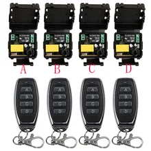AC220V 1CH 10A RF Беспроводной дистанционного Управление реле безопасности Системы гаражные ворота электрические двери жалюзи