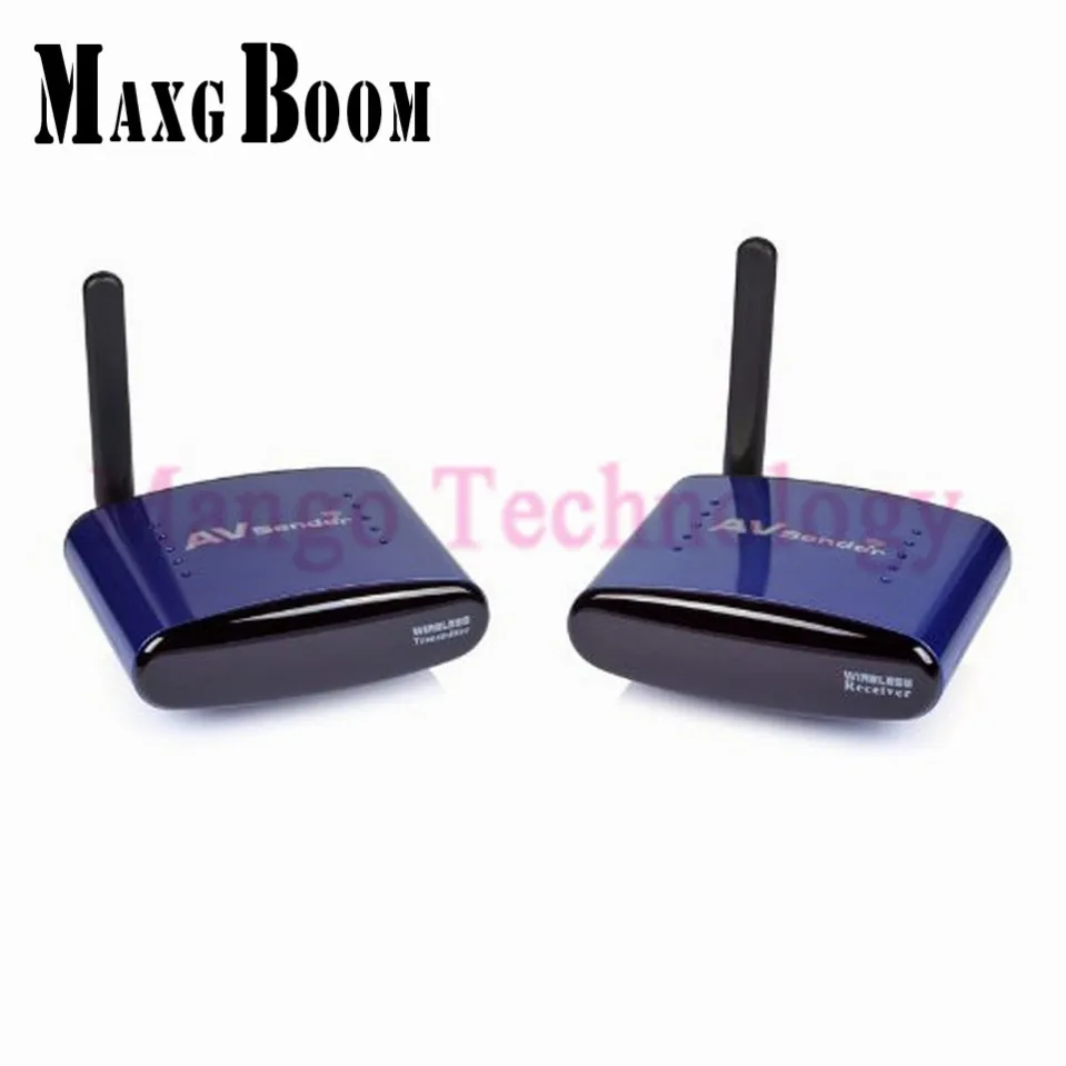 

MaxgBoon 5.8GHz 200M Digital STB Sharing Device Video Equipments Wireless AV Transmitter Receiver for PAT630 + US/AU/EU/UK Plug