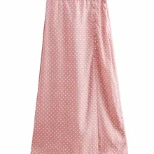 Горячая Распродажа, BB35-9118, Европейская и американская мода, открытая декоративная юбка в горошек средней длины