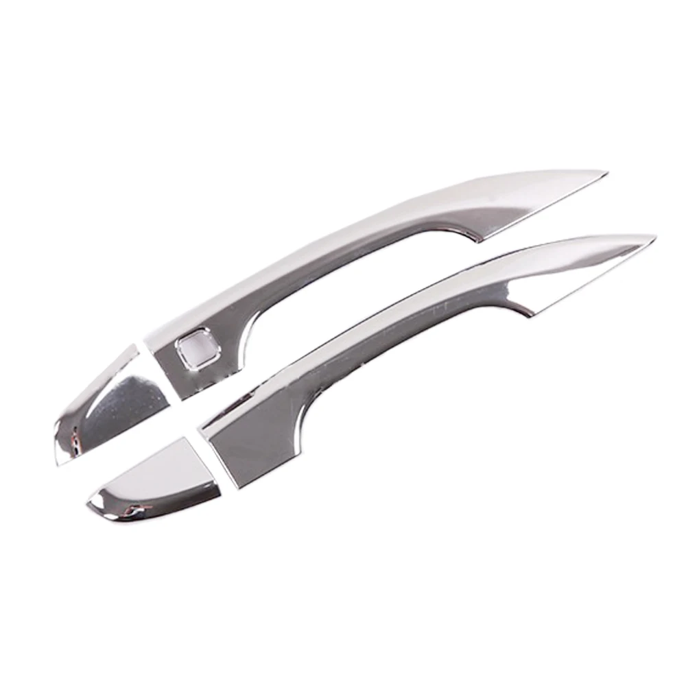 For Honda Accord 2018 Side Door Handle Cover Trim With Smart Key Holes Chrome 8pcs-2