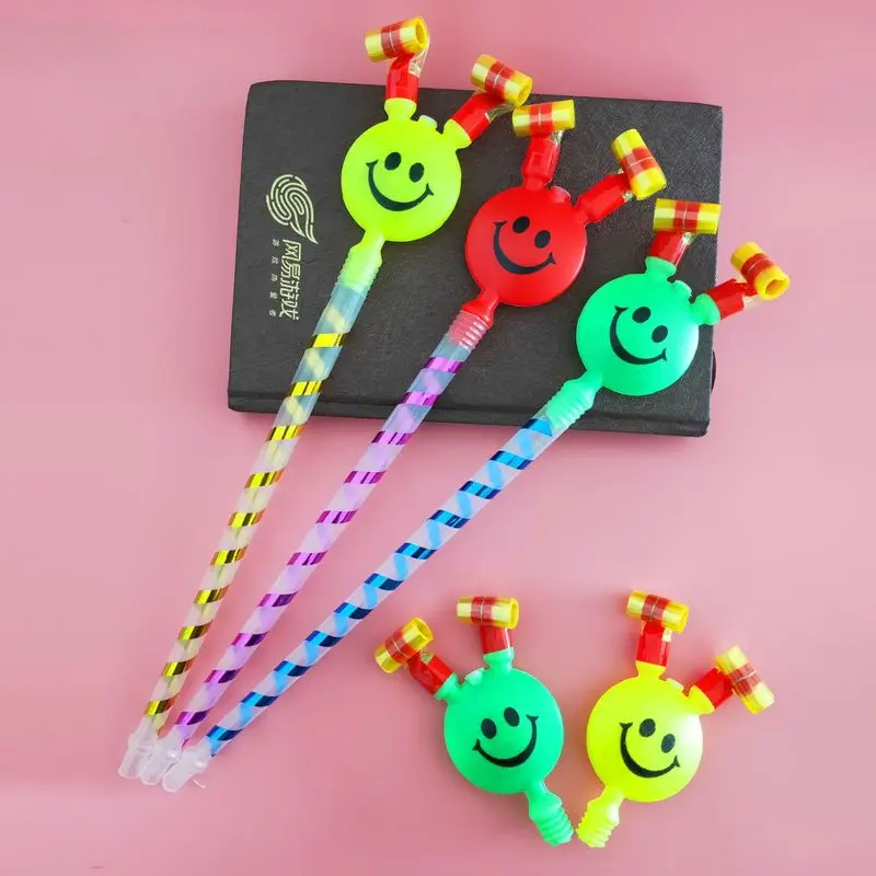 

1pcs Creative Smile Blowing Blowing Whistle Blowing Volume Toys Birthday Party Active Atmosphere Cheering Props Children Toys