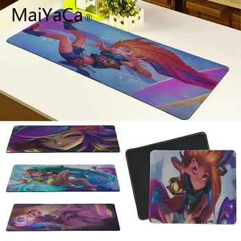 

MaiYaCa Cool New League of Legends Zoe Comfort Mouse Mat Gaming Mousepad Locking Edge Mousepad Mat Keyboard Mat Table Pad