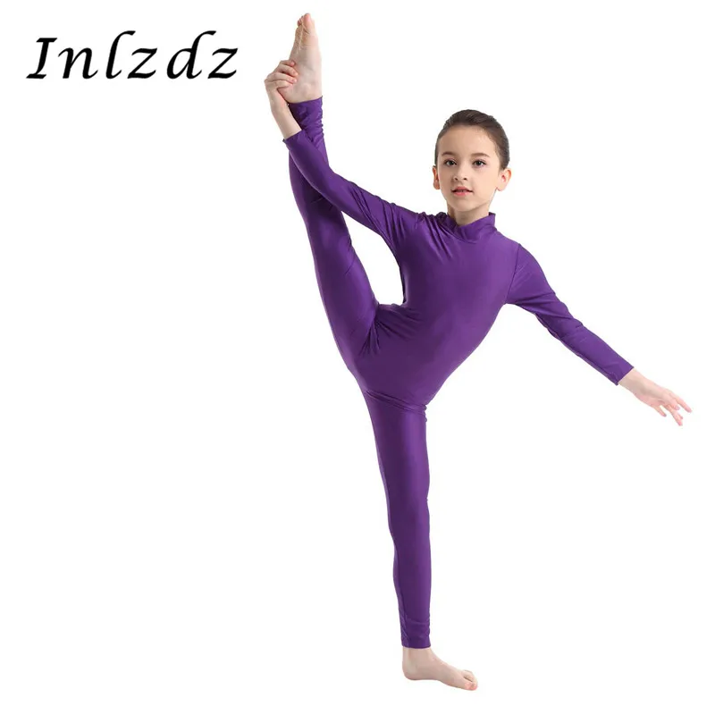 Royaume-Uni Filles Gymnastique Justaucorps Ballet Dance Wear Enfants Combinaison Costume Uniforme 