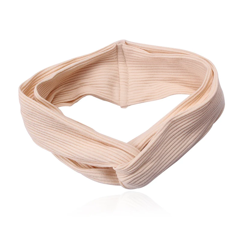 

Q MISM New Elastic Cotton Headband Wide Turban Headbands for Women Headwrap Ear Warmer Hair Muffs Band Accessories Headwear