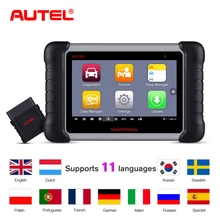 Autel MaxiCOM MK808BT OBD2  Car Diagnostic Tool  Automotive Scanner  Functions of EPB/IMMO/DPF/SAS/TMPS Reset better than mk808