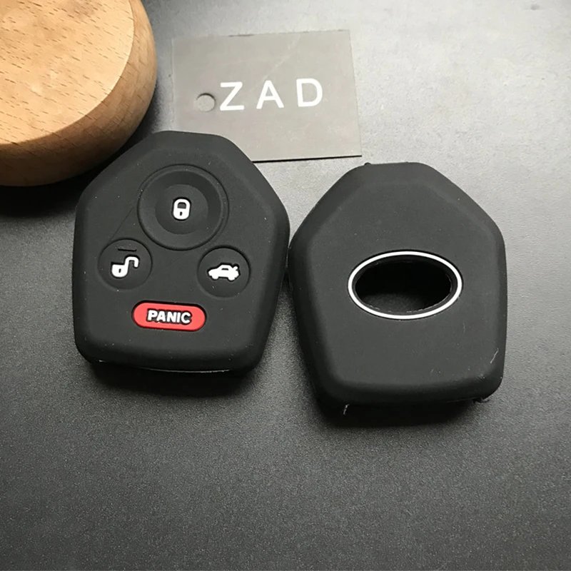 ZAD 4 кнопки силиконовый чехол для ключей от машины Оболочка Чехол для Subaru Tribeca Forester WRX XV Outback Legacy Impreza Crosstrek