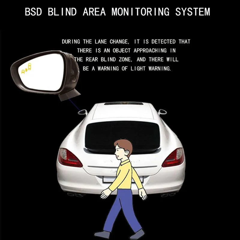 Автомобильный монитор для слепых зон BSD BSA BSM система обнаружения радаров микроволновый датчик помощник для вождения автомобиля Аксессуары для безопасности