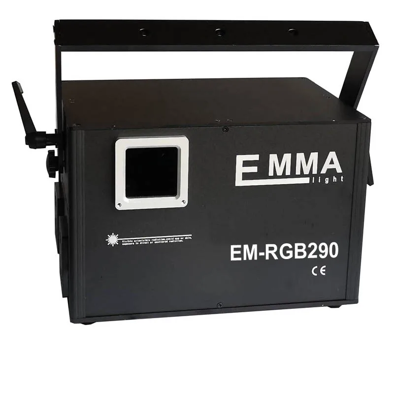 Высокая мощность рекламы ilda сценический лазер dmx 512 7 Вт анимация RGB 3d лазерный DIY логотип проектор