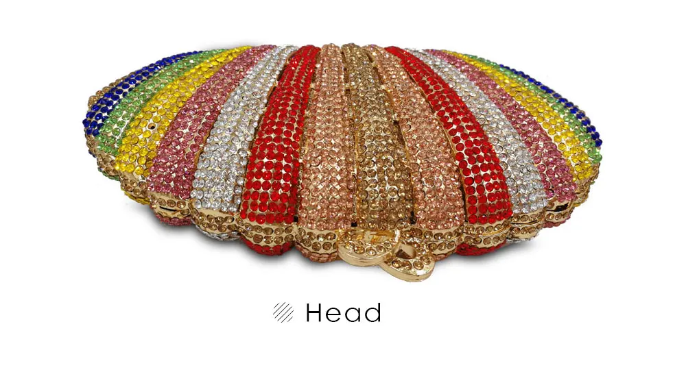 12 acrylic clutch bag