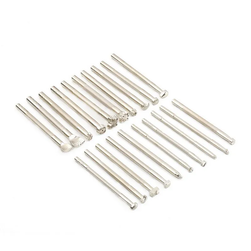 

Dropship 20 Pieces/Set Leather Working Saddle Making Tools Carving Leather Craft Stamps