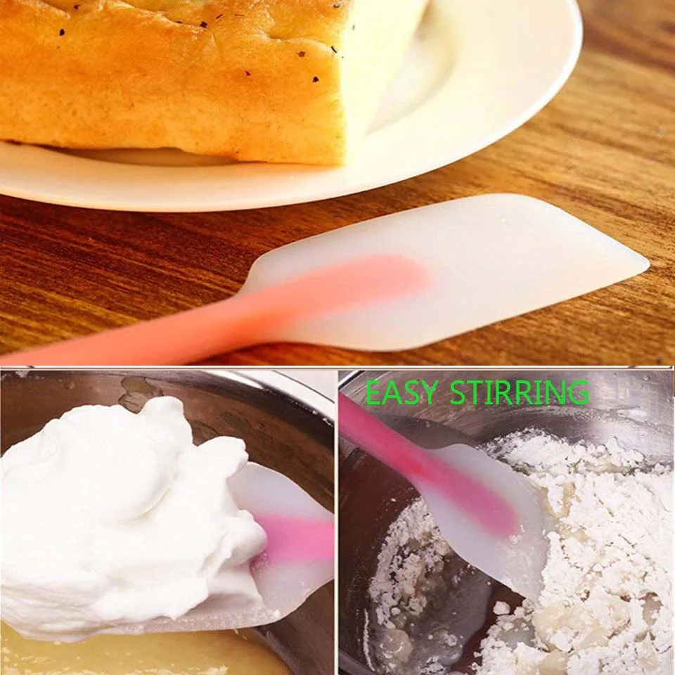 TEENRA силиконовая лопатка термостойкая лопатка для торта инструменты для выпечки кондитерских изделий миксер для мороженого совок кухонная лопатка для перемешивания Инструменты для торта