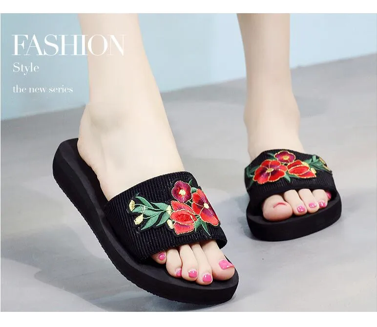 embroidery slippers