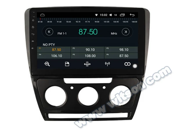 Top WITSON Android 8.0 10.2" CAR DVD PLAYER For VOLKSWAGEN SKODA OCTAVIA (AUTO A/C) 2010-2014 CAR STEREO CAR AUDIO PLAYER 1