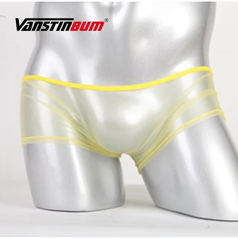 Сексуальные мужские трусы боксеры vanstinbum Сетчатое Прозрачное нижнее белье модные