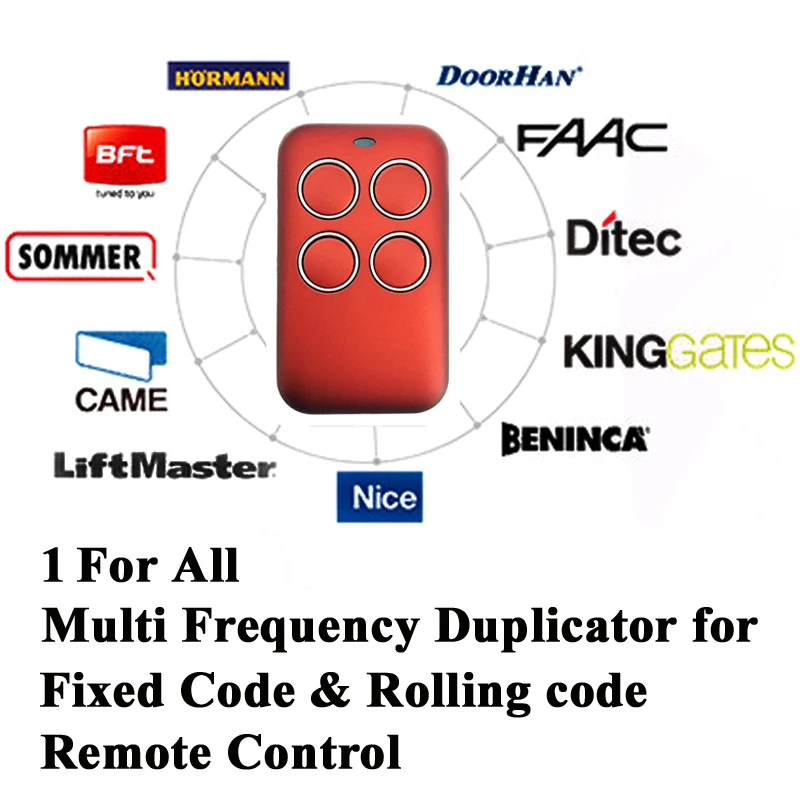 Fixed code and rolling code remote duplicator with Multi frequency